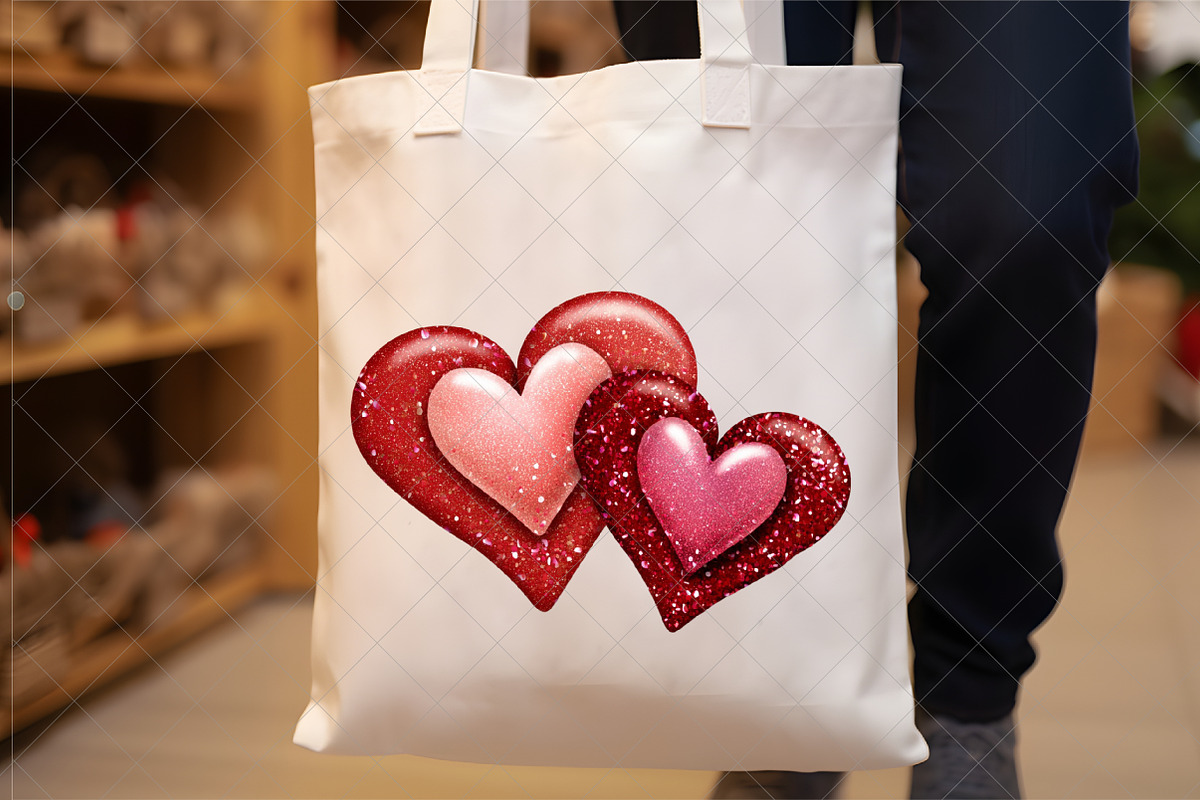 Glitter Heart Valentine Day Clipart, an Illustration by SinaCreation (Photo 5 of 7)