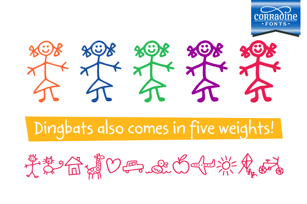Kidwriting Pro, a Font by Corradine Fonts (Photo 10 of 12)