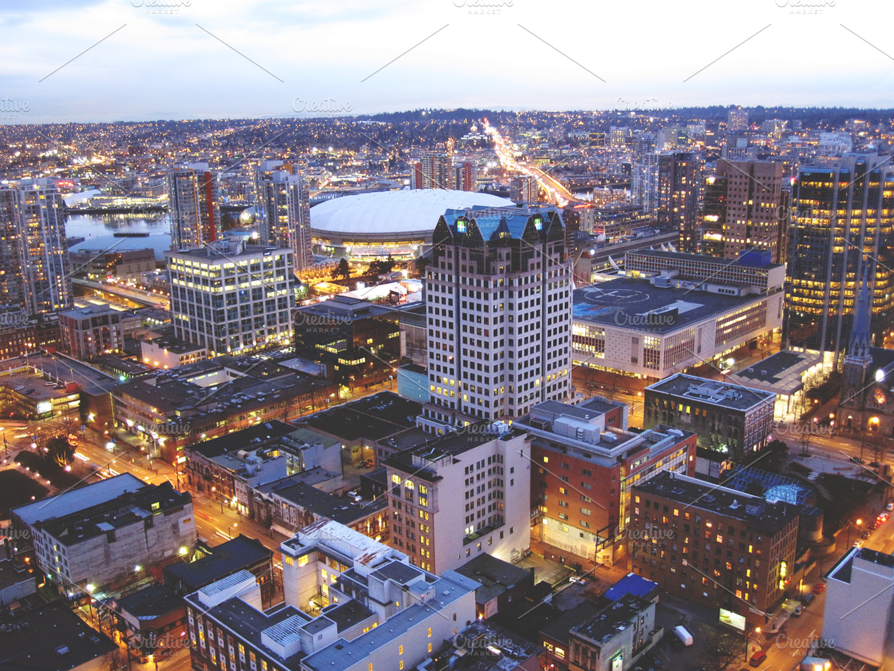 Downtown Vancouver Stock Photo Containing Vancouver And Downtown