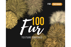 Realistic Fur Brushes for photoshop, a Brush Add-On by Velo Graphic Studio