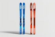 Skis Mockup, a Product Mockup by zippypixelstudio (Thumbnail 2 of 12)