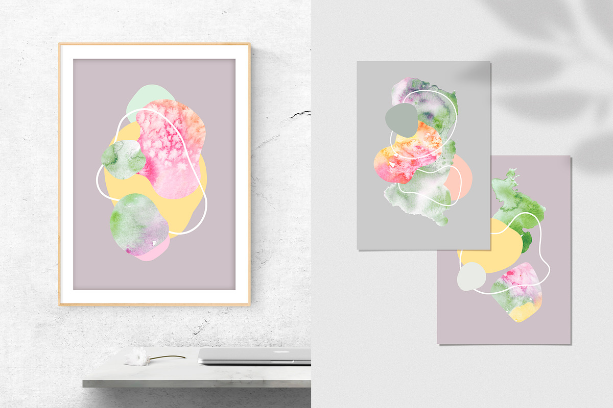 Spring blooming abstract watercolor, an Object Graphic by Volha Studio (Photo 7 of 11)
