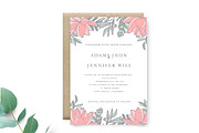 Clip art with blush pink flowers, a Graphic by AS Studio (Thumbnail 5 of 5)