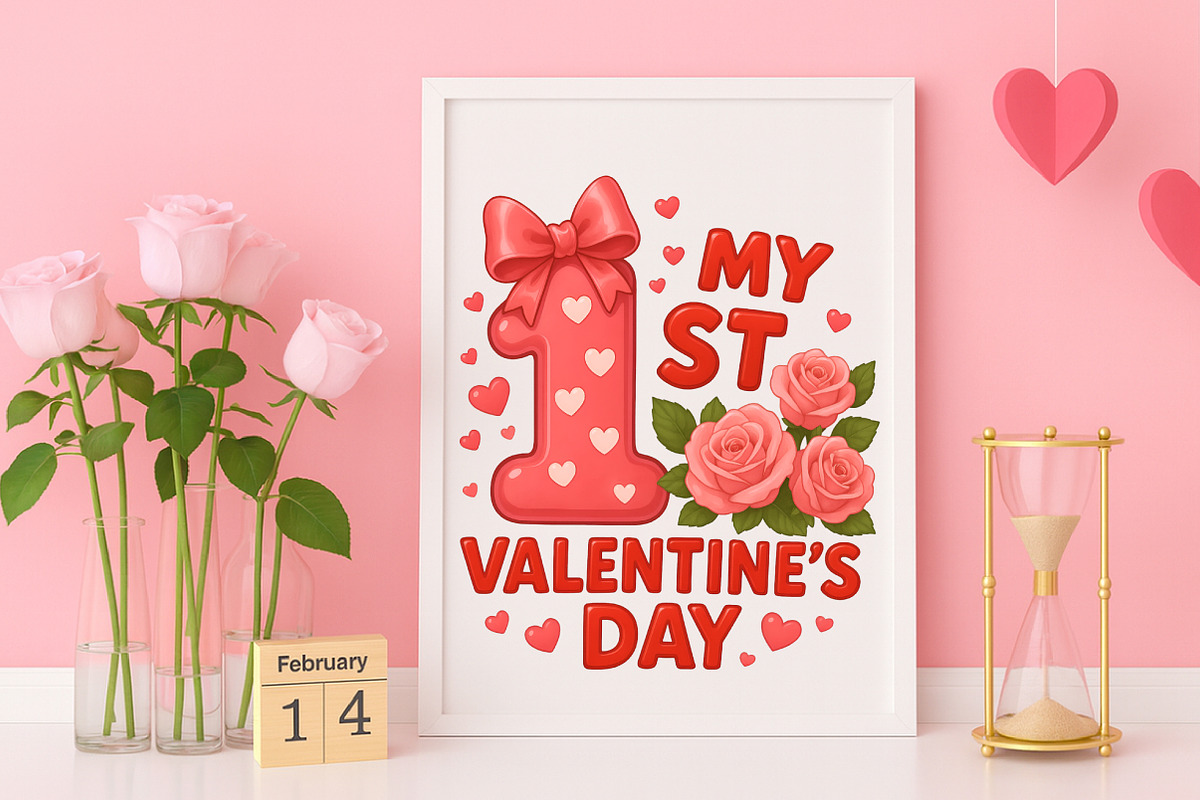 My First Valentine's Day Png, an Illustration by Canvas Craft (Photo 3 of 6)