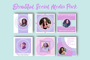 Beautiful Social Media Pack, a Templates & Theme by CosmicMedium (Thumbnail 6 of 19)
