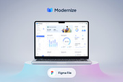 Modernize - Figma Dashboard UI Kit, an UI Kit Template by AdminMart (Thumbnail 9 of 9)