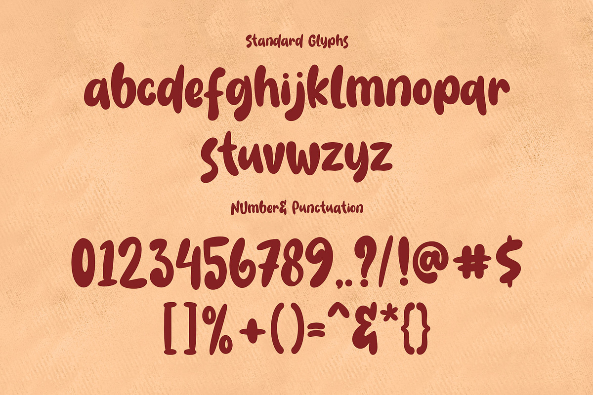 New Rosta Natural Handwritten Font, a Handwritten Font by Graphicxell (Photo 10 of 10)
