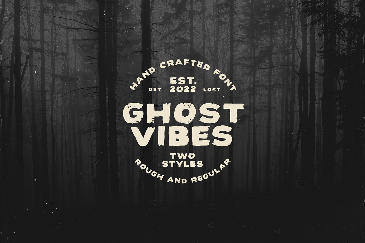 Ghost Vibes - Font, a Font by Visual Blends (Photo 6 of 7)