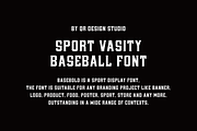Basebold Sport Varsity Baseball Font, a Serif Font by QR Design Studio (Thumbnail 3 of 7)