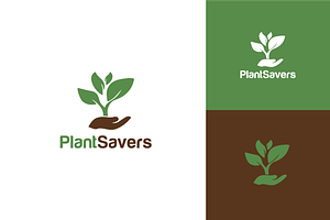 Plant Savers Logo Vector, a Branding & Logo Template by zaqilogo