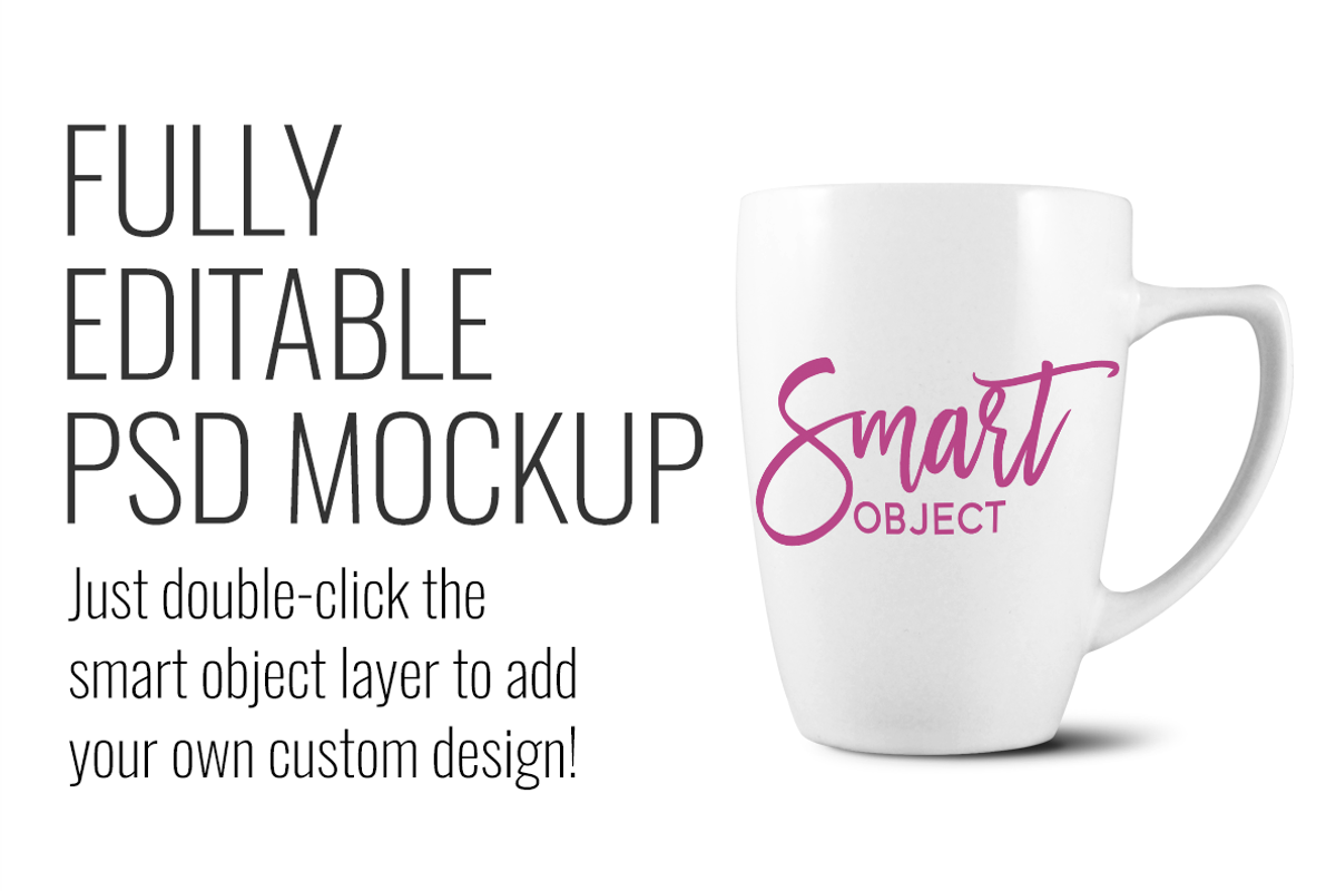 12oz White Square Stoneware Mug DT, a Product Mockup by SarahDesign (Photo 3 of 5)