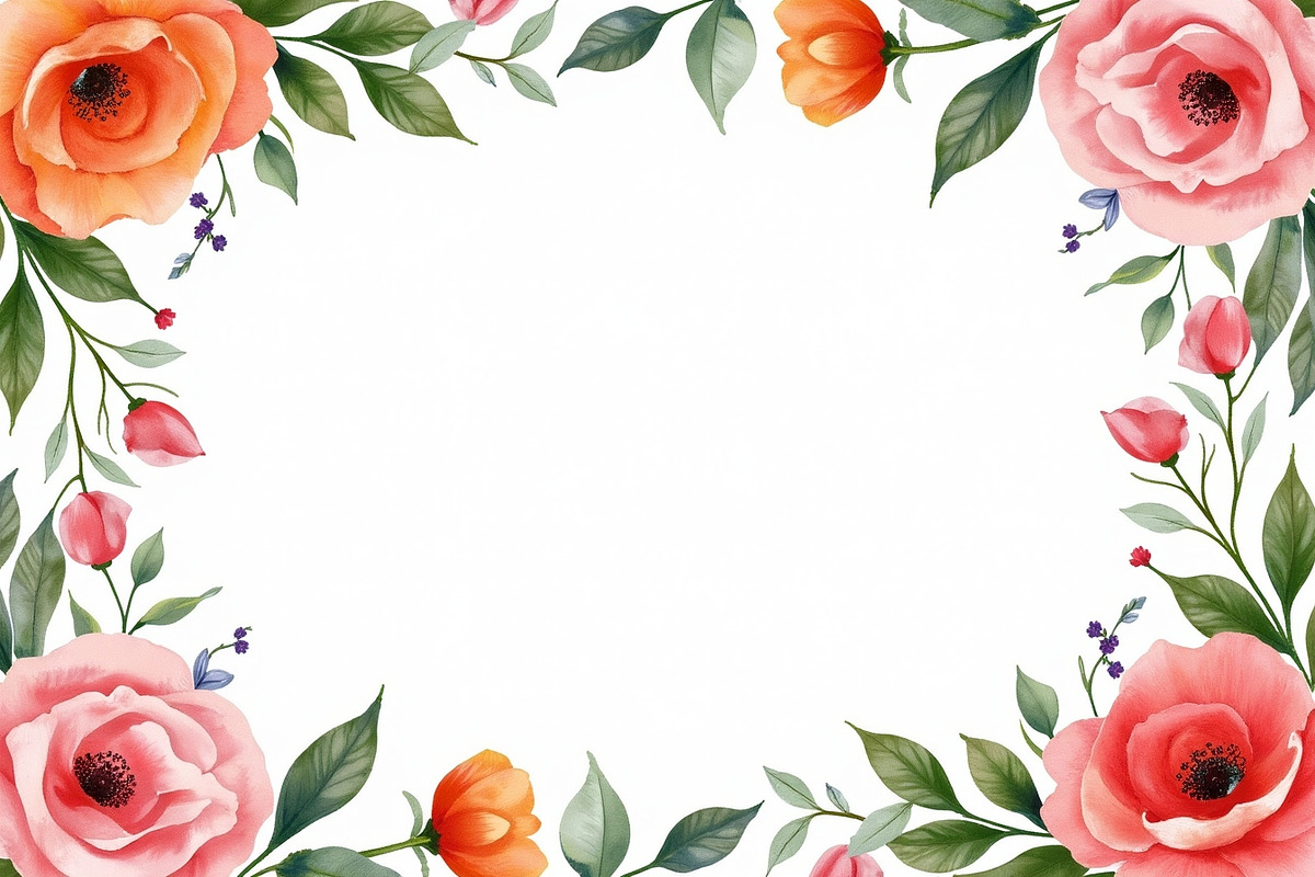 Elegant Floral Corner Frame Clipart, an Illustration by BIPLOB EXPERT (Photo 4 of 14)