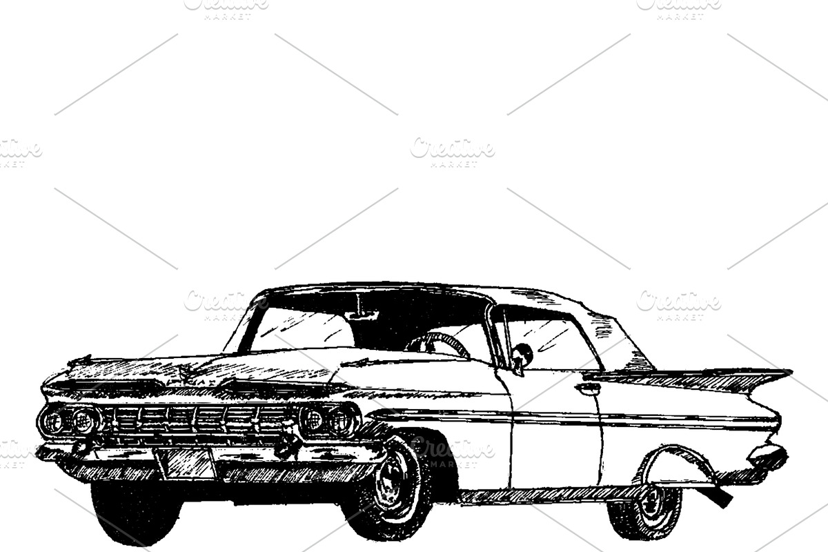 American Muscle Motors Drawings, a Sport Illustration by Doggy Days (Photo 3 of 8)