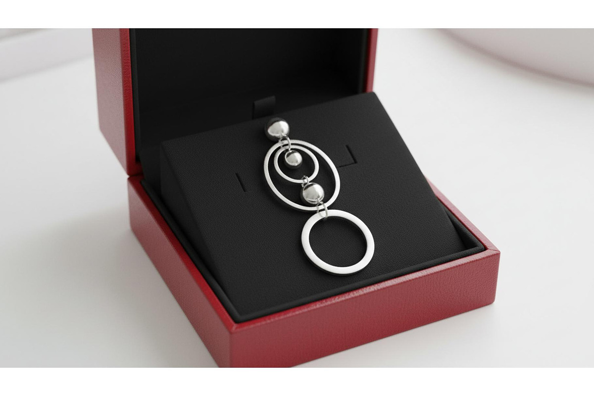 Elegant Earring, an Object Graphic by Designer_Momina (Photo 4 of 5)