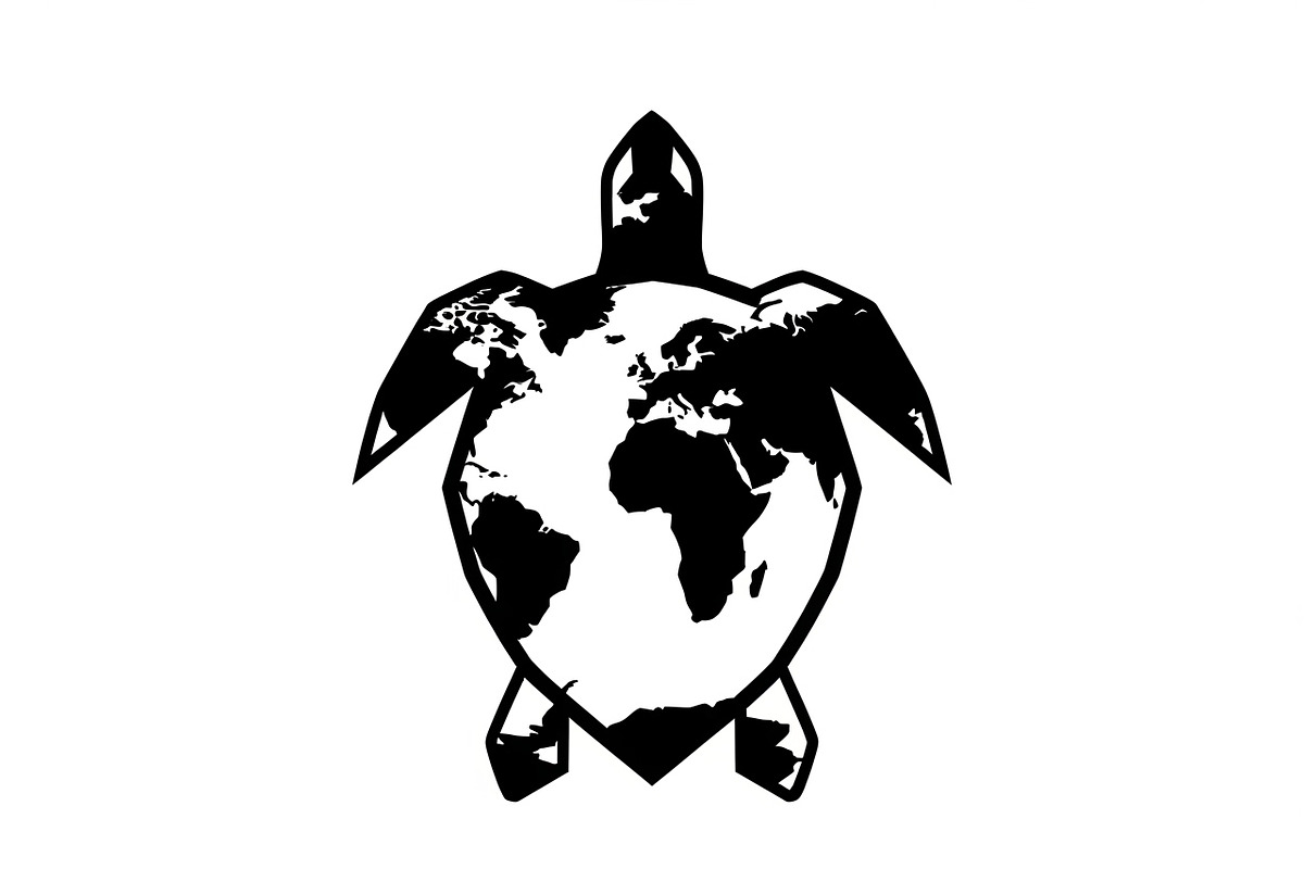 World Map Sea Turtle Bundle, an Illustration by Gaye Art (Photo 2 of 31)