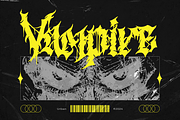 Dead Memories Death Metal Font, a Blackletter Font by Vampstudio (Thumbnail 4 of 12)
