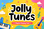 Jolly Tunes, a Slab Serif Font by Wow Magic (Thumbnail 1 of 5)