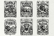 Thanksgiving Signs SVG Graphics, a Seasonal Illustration by DENIDigitalArtSudio (Thumbnail 2 of 7)