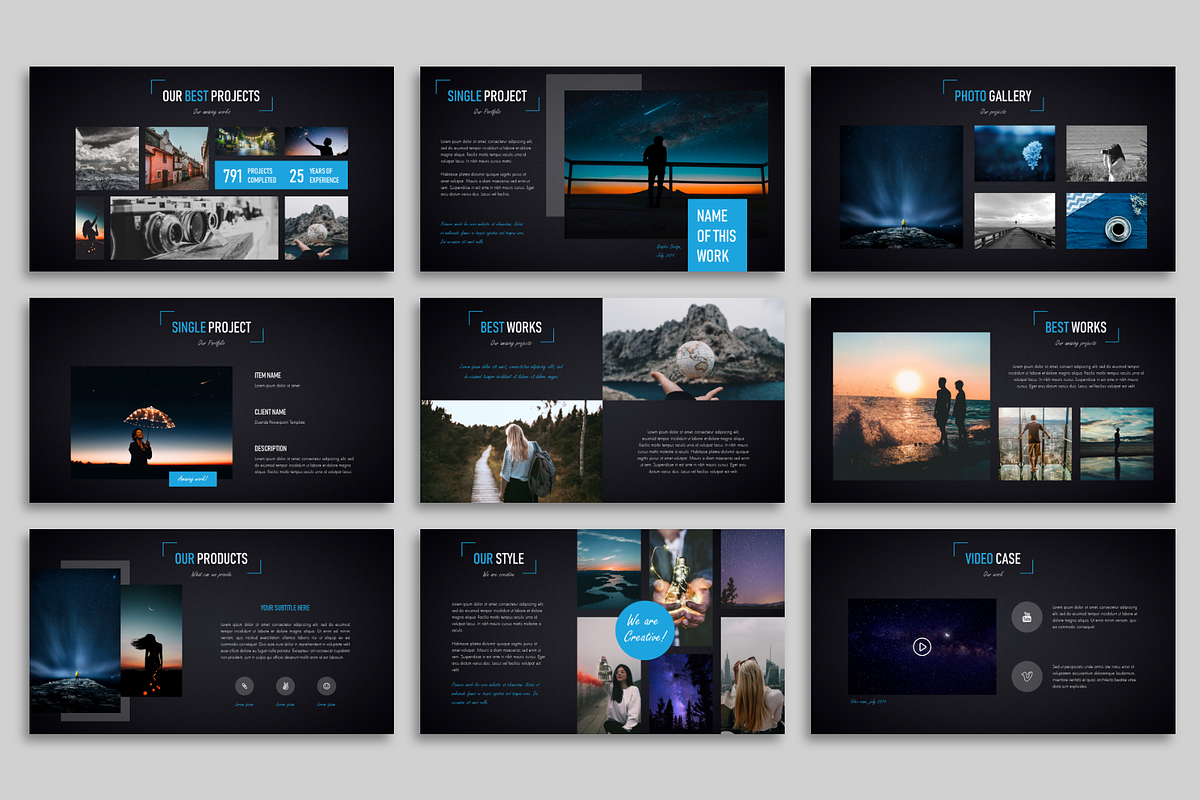 Duende Dark - Powerpoint Template, a Presentation Template by Helga_Design (Photo 7 of 16)