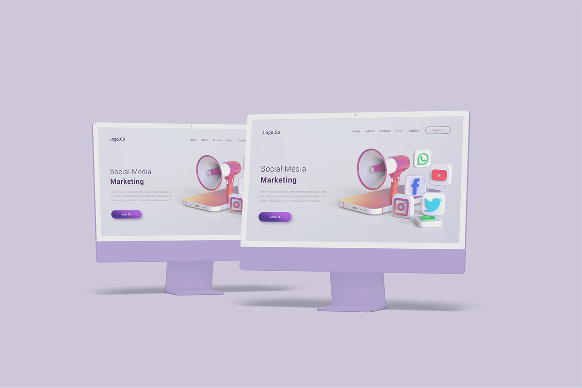 iMac Desktop Mockup Bundles, a Mac Mockup by Graphic Aesthetic (Photo 19 of 22)