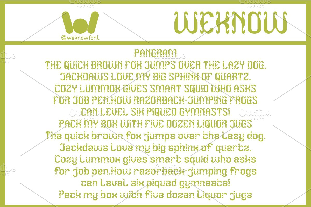 Naturally Changes font, a Font by weknow (Photo 6 of 8)