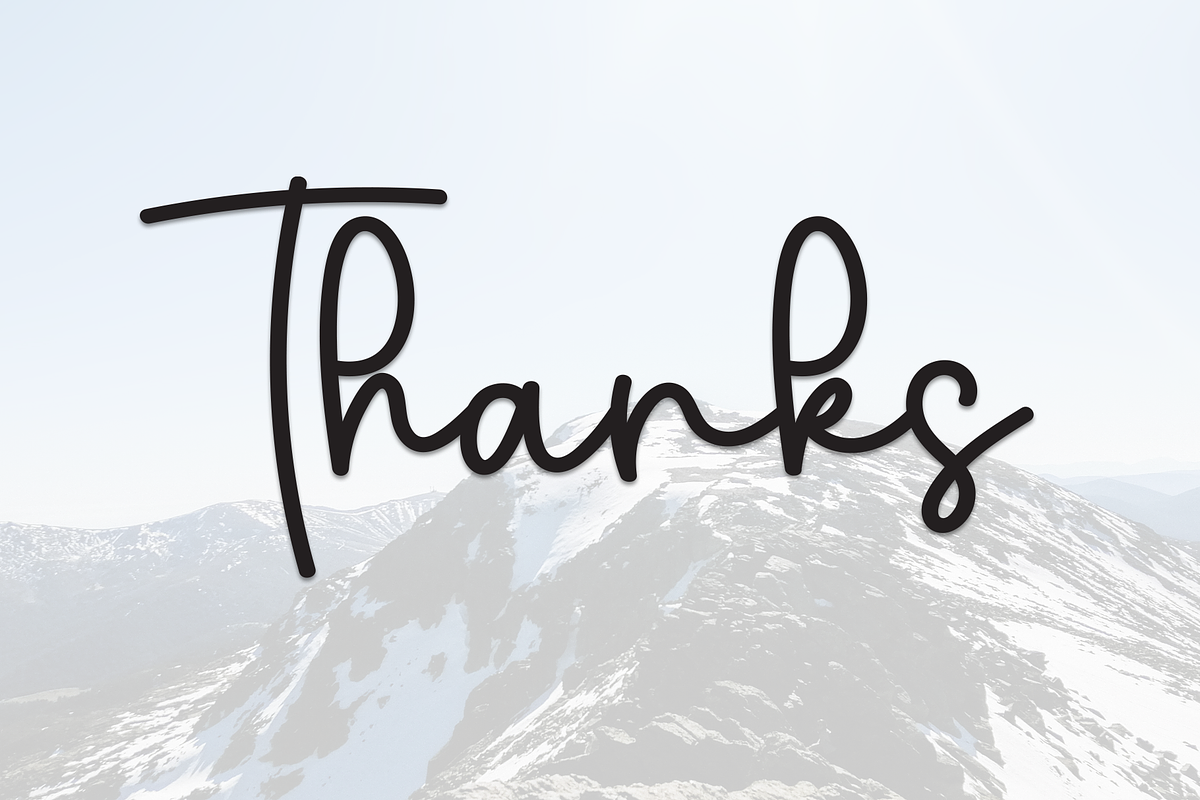 Summit Mountain | Script Font, a Handwritten Font by Scratchones (Photo 8 of 8)