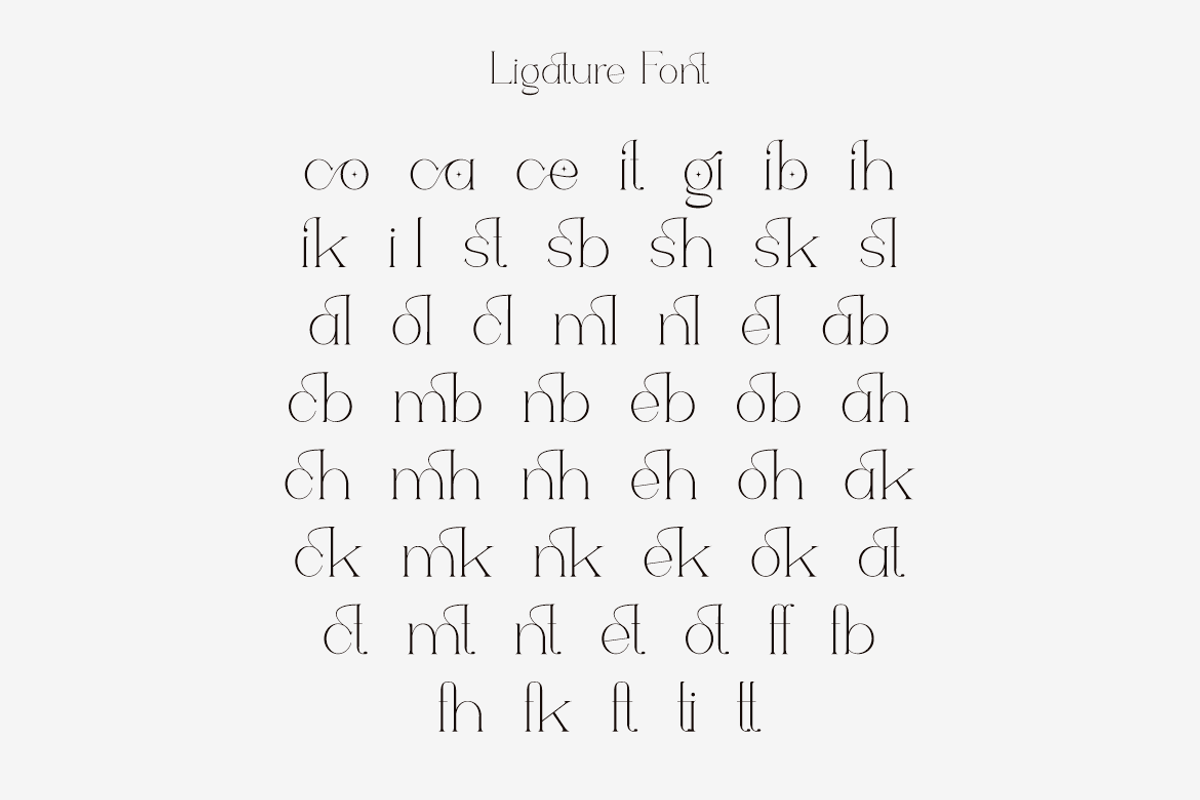 Cafgirst - Luxury Font, a Serif Font by Iqsiart Studio (Photo 15 of 16)
