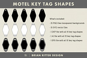 Motel Key Tag Shapes, an Object Graphic by Brian Ritter Design (Thumbnail 2 of 2)