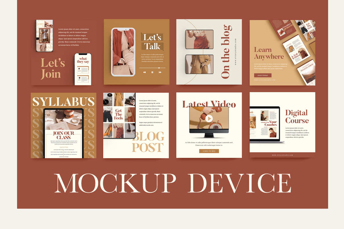 Instagram Creator For Coach CANVA PS, a Social Media Template by Eviory (Photo 26 of 57)