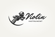 violin headstock neck of cello logo, a Branding & Logo Template by Blazybone (Thumbnail 1 of 2)