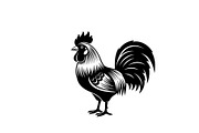 Rooster Chicken Silhouette Bundle, an Illustration by Designs_River (Thumbnail 45 of 51)