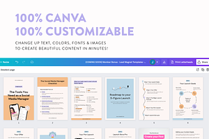 Lead Magnet Workbook Templates Canva