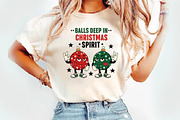 Balls Deep in Christmas Spirit png, an Illustration by Watercolor design (Thumbnail 2 of 6)