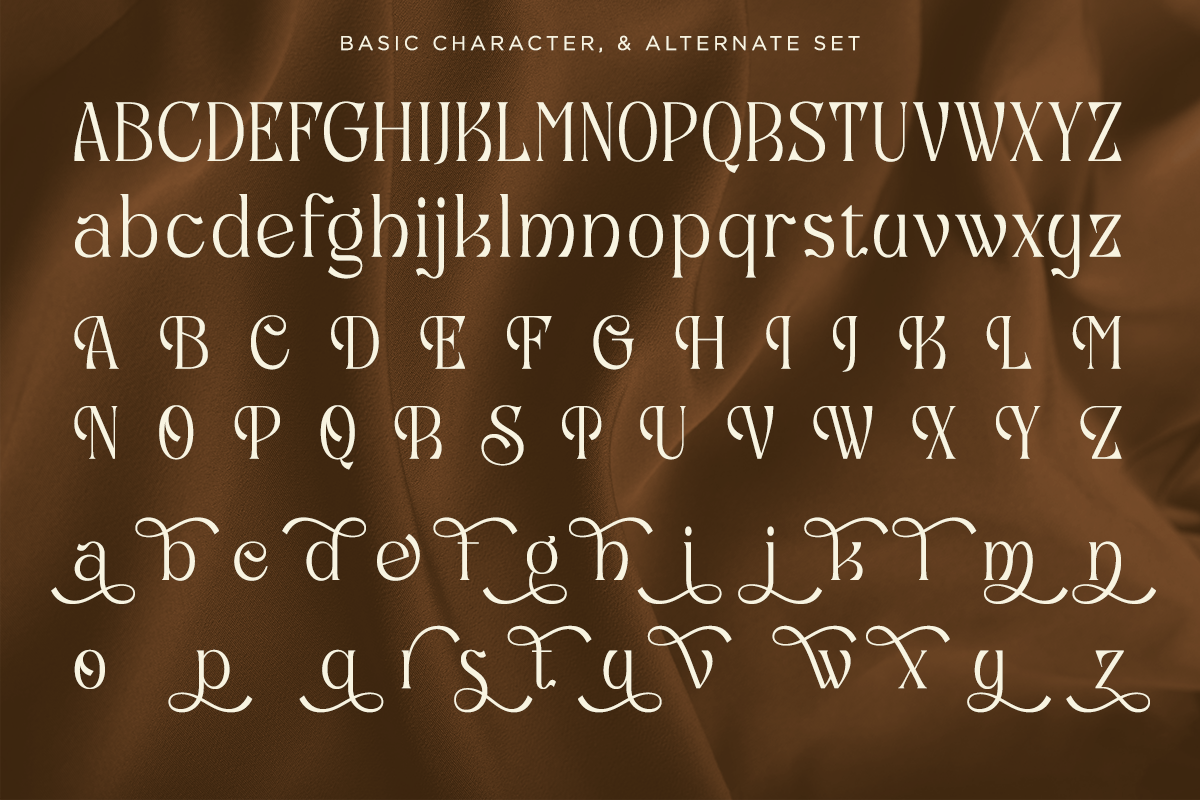 Varonde - Luxury Serif Font, a Font by RagamKata (Photo 9 of 10)