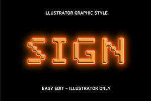 Neon Tech Text Effect, a Layer Style Add-On by studiogstock