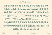 CS Bristol Stitched, a Blackletter Font by Craft Supply Co. (Thumbnail 8 of 8)