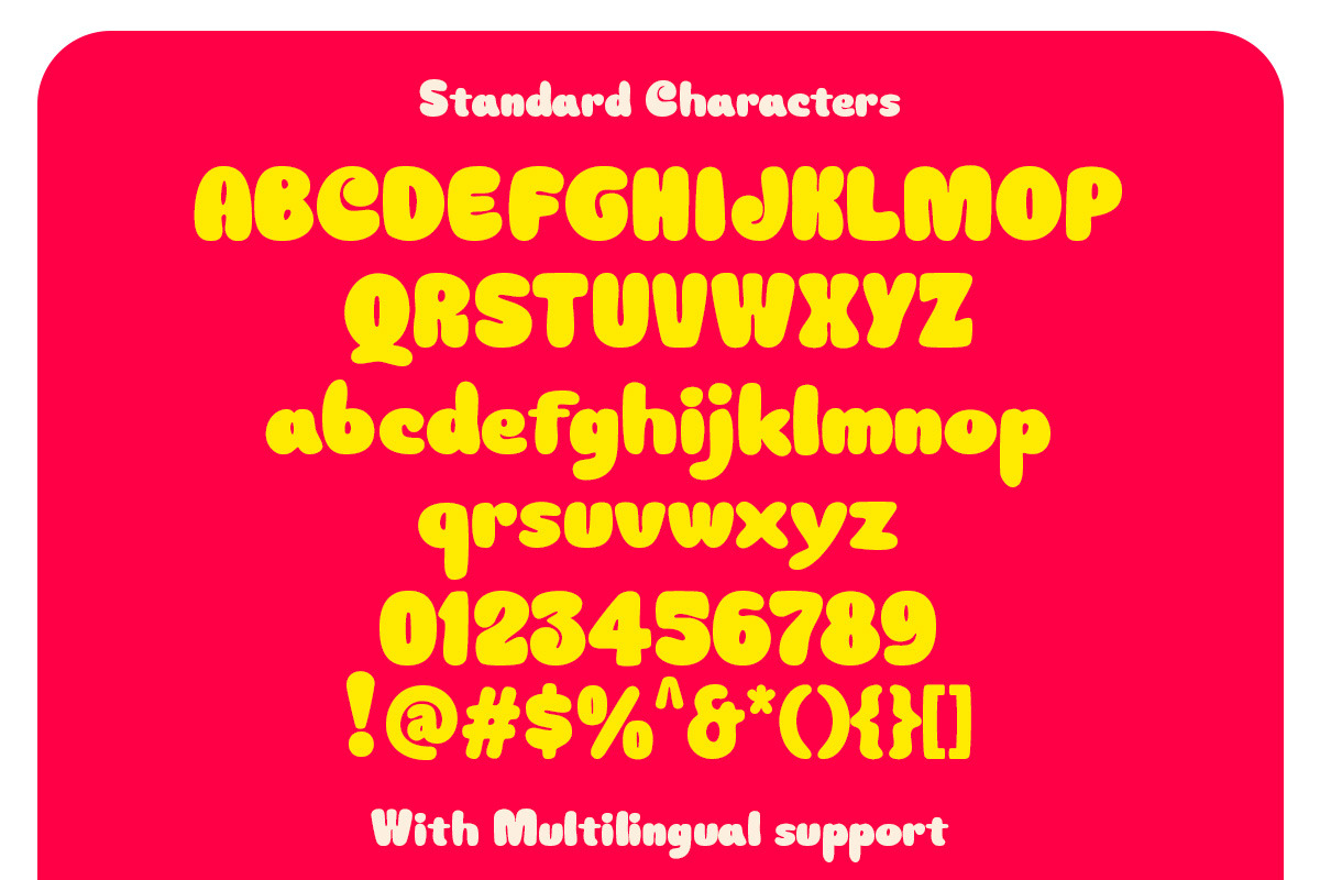 Morteza Bubble Display Font, a Handwritten Font by Letterhend Studio (Photo 8 of 9)