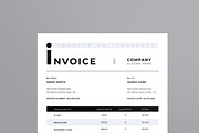 Minimal Invoice Layout, a Stationery Template by MightyDesign (Thumbnail 4 of 8)