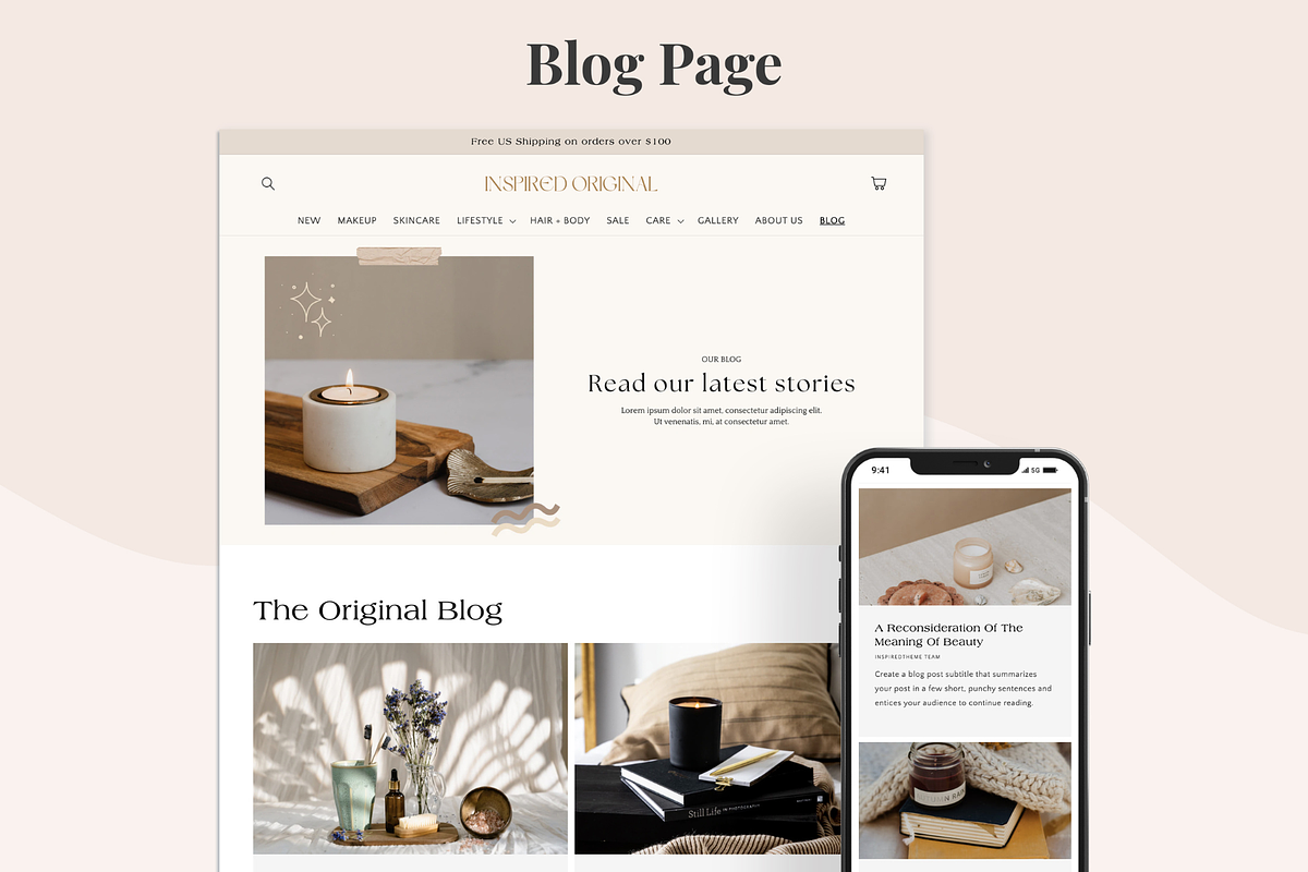 Original - Aesthetic Shopify Theme, a Templates & Theme by InspiredTheme (Photo 4 of 8)