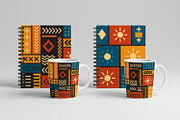 Geometric Tribal Pattern Set, a Pattern Graphic by Cool Worker (Thumbnail 4 of 7)