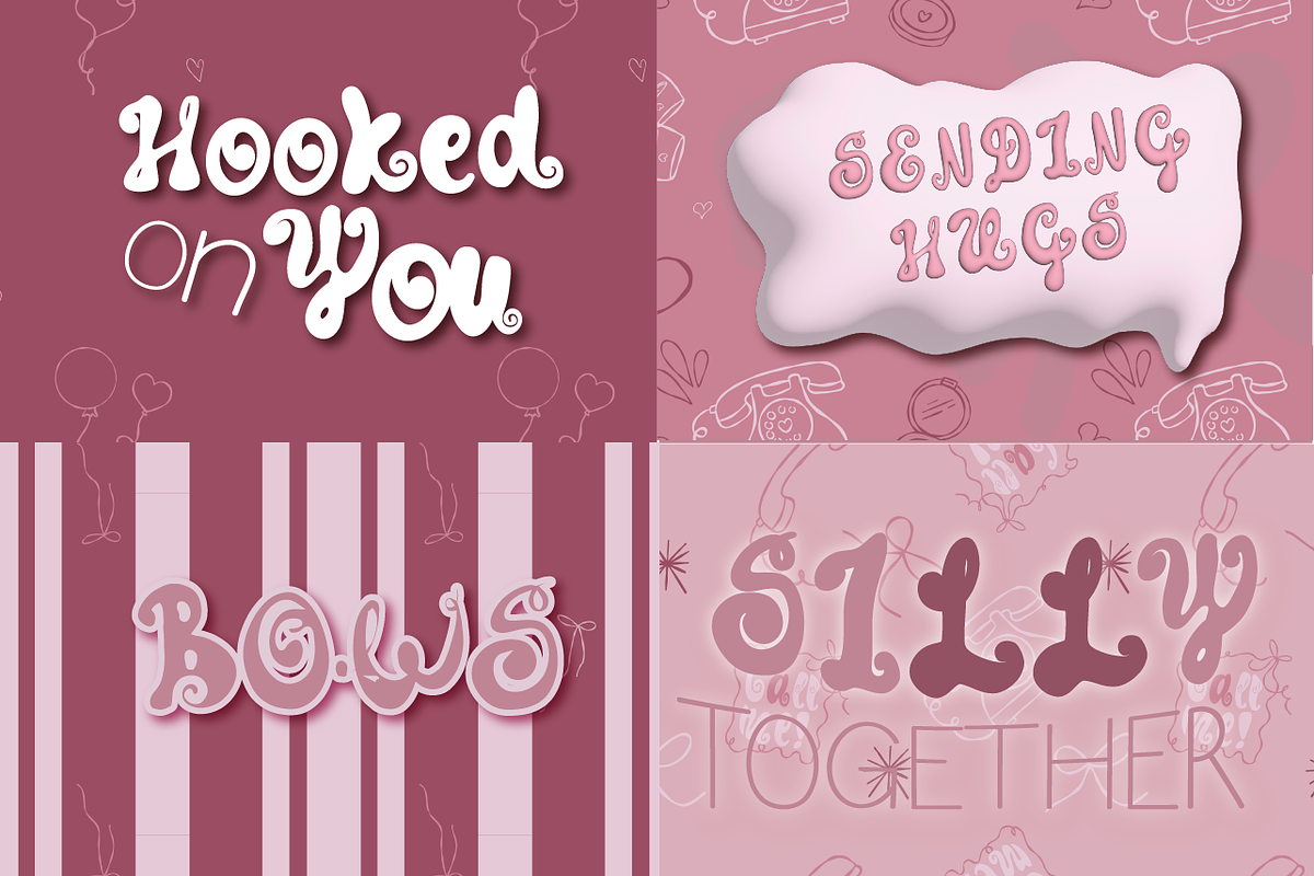 Galentine’s Valentine Bundle, a Handwritten Font by Little Creative Scribbles (Photo 2 of 8)
