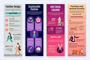 Fashion Vertical Infographics