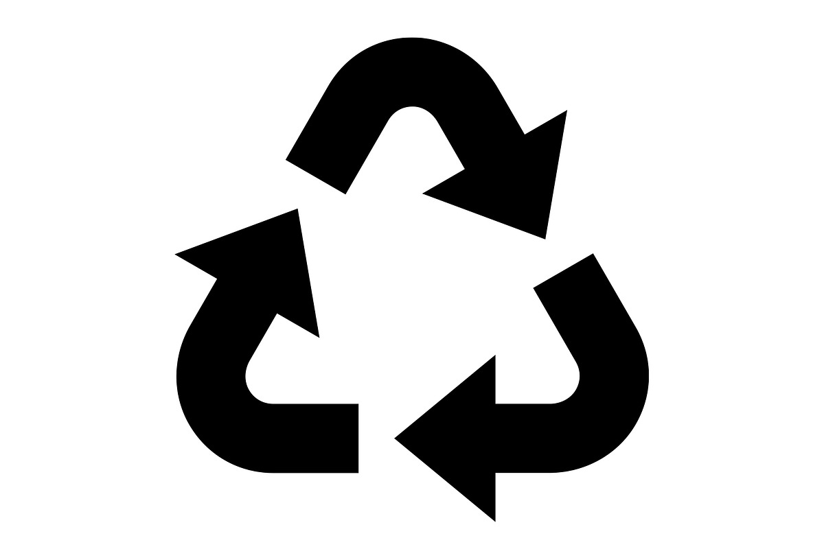 Friendly Recycling Symbol, an Icon by Loren Klein