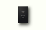 Seraphin - Dark Black Business Card, a Business Card Template by Ctrl space studio (Thumbnail 5 of 9)