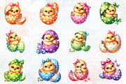 Baby chicken Easter day sublimation, an Illustration by RobertsArt (Thumbnail 4 of 7)