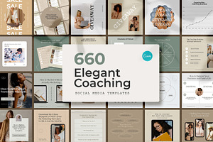 Elegant Coaching Social Media Kit