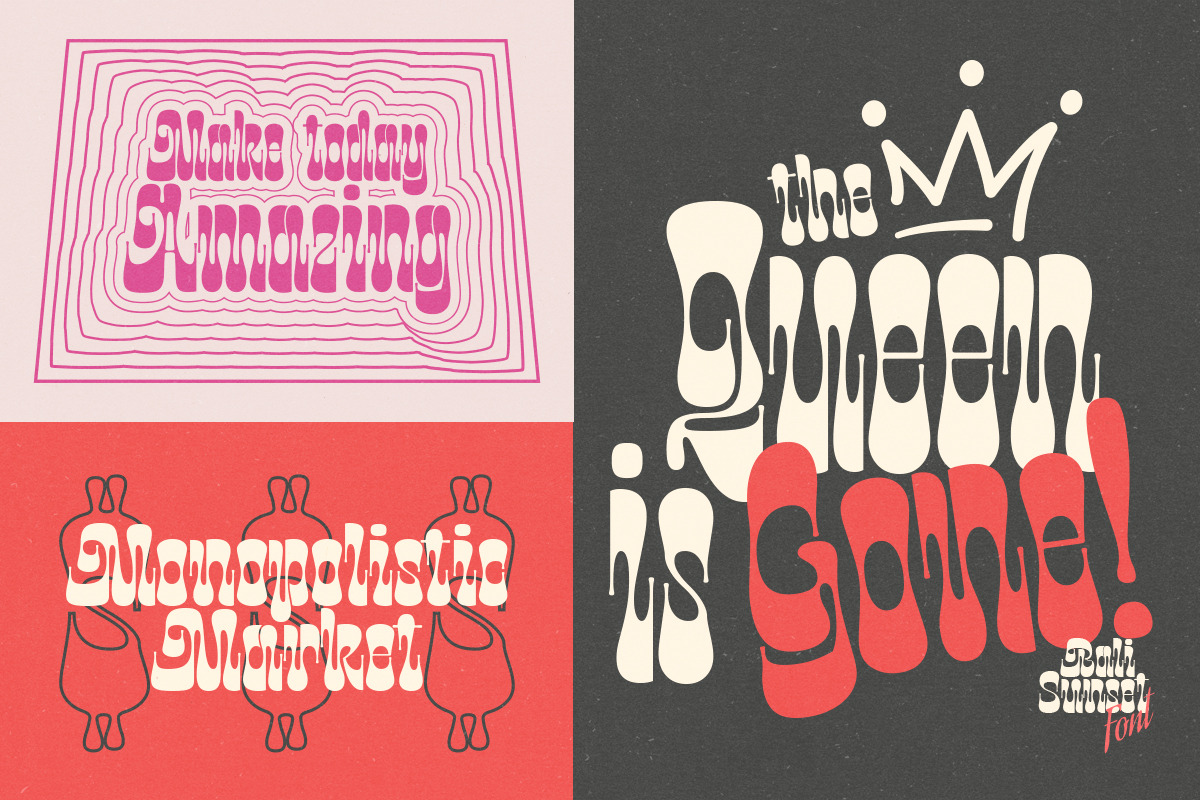 Bali Sunset - Unique Display Font, a Font by Kereatype (Photo 11 of 14)