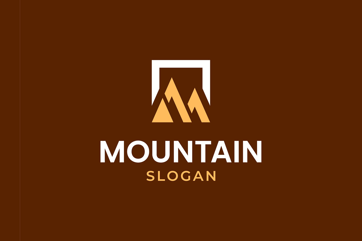 Mountain Geometric Logo, a Branding & Logo Template by ika trisiana (Photo 1 of 2)