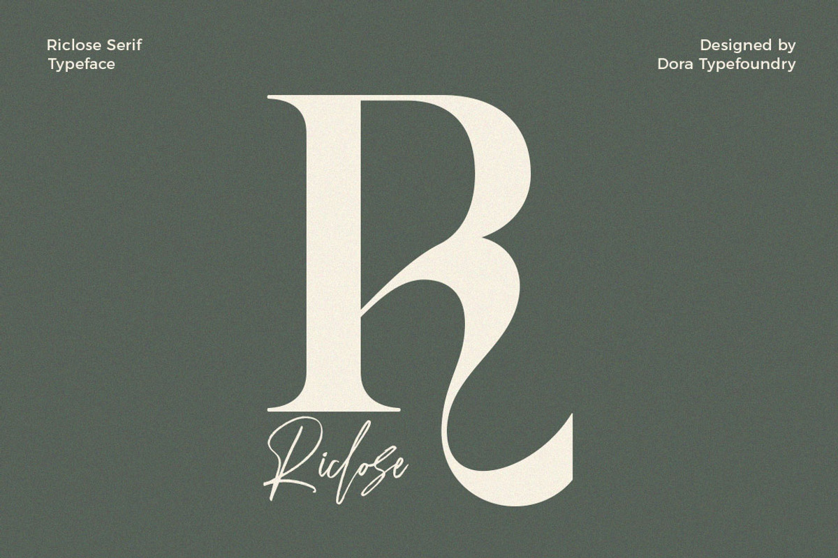 Riclose Font Duo, a Serif Font by Dora Typefoundry (Photo 9 of 29)