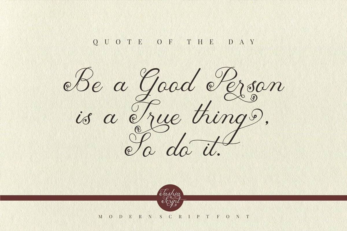 Tashia, a Script Font by PutraCetol Studio (Photo 14 of 16)